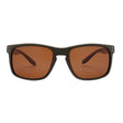 Bourbon Eyewear  Badger khaki Polarized Sunglasses – Front View